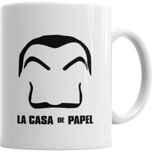 Humuts Porselen Beyaz La Casa De Papel 08 Kupa Bardak