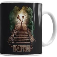 Humuts Porselen Beyaz Led Zeppelin Kupa Bardak