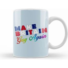 Humuts Porselen Beyaz Make Britain Gay Again Lgbtq Pride Kupa Bardak