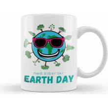 Humuts Porselen Beyaz Make Every Day Earth Day 2021 Kupa Bardak