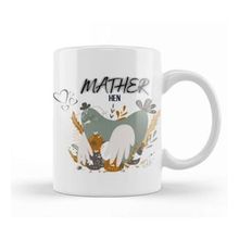 Humuts Porselen Beyaz Mather Day 2021 Mather Hen Kupa Bardak