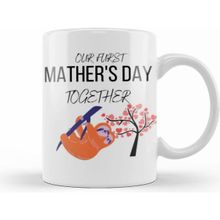 Humuts Porselen Beyaz Mathers Day 2021 Our Furst Mathers Day Together Kupa Bardak