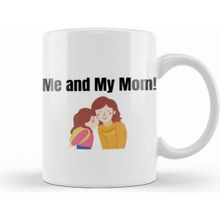 Humuts Porselen Beyaz Me And My Mom Kupa Bardak