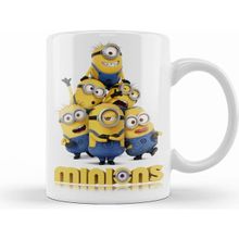 Humuts Porselen Beyaz Minion Minions Kupa Bardak