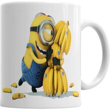 Humuts Porselen Beyaz Minion Wars Kupa Bardak