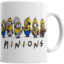 Humuts Porselen Beyaz Minions 2 Kupa Bardak