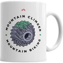 Humuts Porselen Beyaz Mountain Bike Mtb Mountain Climber Branca Kupa Bardak