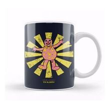 Humuts Porselen Beyaz Mr Blobby Retro Japanese Kupa Bardak