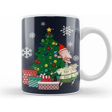 Humuts Porselen Beyaz Nigel Thornberry Around The Christmas Tree Kupa Bardak