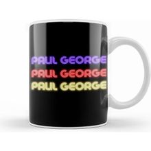 Humuts Porselen Beyaz Paul George Basketball Gifts Vintage Retro Rainbow Quotes For Boys And Dad Kupa Bardak