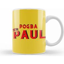 Humuts Porselen Beyaz Paul Pogba Kupa Bardak