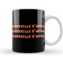 Humuts Porselen Beyaz Shaquille Oneal Basketball Gifts Vintage Retro Rainbow Quotes For Boys And Dad Kupa Bardak