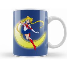 Humuts Porselen Beyaz She Is The One Sailor Moon Royal Blue Kupa Bardak