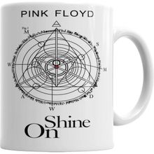 Humuts Porselen Beyaz Shine On You Crazy Diamond Kupa Bardak