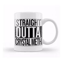 Humuts Porselen Beyaz Straight Outta Crystal Meth Breaking Bad White Kupa Bardak