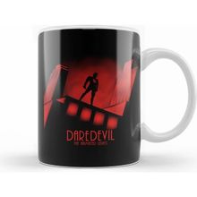 Humuts Porselen Beyaz Superheros Daredevil The Animated Kupa Bardak