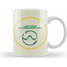 Humuts Porselen Beyaz The Chromatica Ball Logo Kupa Bardak