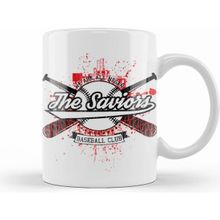 Humuts Porselen Beyaz The Saviors Baseball Club Kupa Bardak