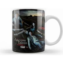 Humuts Porselen Beyaz The Vampire Diaries Kupa Bardak