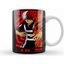 Humuts Porselen Beyaz Todoroki Manga My Hero Academia Kupa Bardak