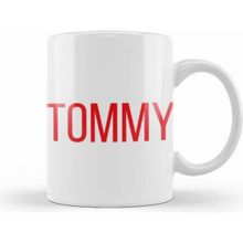 Humuts Porselen Beyaz Tommy Tommy Kupa Bardak