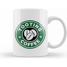 Humuts Porselen Beyaz Tooting Coffee Starbucks Kupa Bardak