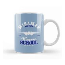 Humuts Porselen Beyaz Top Gun Miramar Weapons School Kupa Bardak