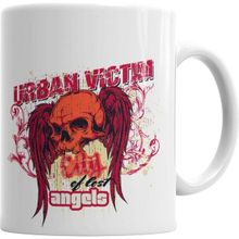 Humuts Porselen Beyaz Urban Victim Kupa Bardak