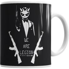 Humuts Porselen Beyaz We Are Legion Sir Kupa Bardak