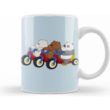 Humuts Porselen Beyaz We Bare Bears 011 Kupa Bardak
