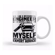 Humuts Porselen Beyaz Yes I Am A Mechanical 01 Kupa Bardak