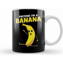 Humuts Pretend I M A Banana Gymnastics Pun Kupa Bardak
