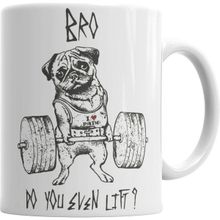 Humuts Pug Bodybuilder Köpek Kupa