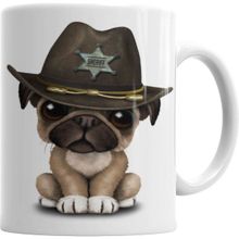 Humuts Pug Köpek 053 Kupa