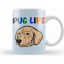 Humuts Pug Life Beyaz Kupa