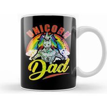 Humuts Rainbow Paint Splatter Unicorn Dad Awesome Fathers Kupa Bardak