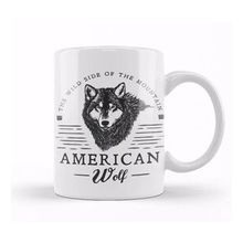 Humuts Retro Animal American Wolf Black Kupa