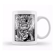 Humuts Robot Attack Comic Style Kupa