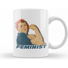 Humuts Rosie Riveter Feminist Kupa Bardak