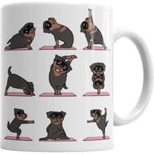 Humuts Rottweiler Yoga Rotfaydır Pug Köpek Yoga Kupa Bardak