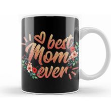 Humuts S Cute Floral Best Mom Ever Circle Flower Mothers Day Anneler Günü Kupa