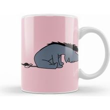 Humuts Sad Gray Donkey Outline Eeyore Kupa