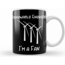 Humuts Save The Earth Renewable Energy I'm A Big Fan Porselen Beyaz Kupa Bardak