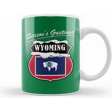 Humuts Seasons Greetings Wyoming Christmas Kupa