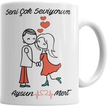 Humuts Seni Çok Seviyorum Kupa