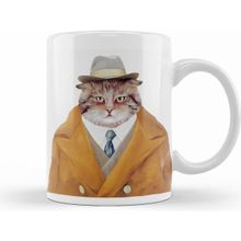 Humuts Şişman Süslü Cats Kedikupa Bardak