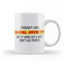 Humuts Socıal Anxıety Sarcastic Funny Kupa