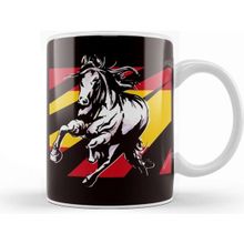 Humuts Spain Flag Horse Riding Equestrian Sport Horseshoe Saddle Kupa