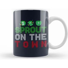 Humuts Sprout On The Town Christmas Brussel Sprouts Knit Patter Kupa Bardak