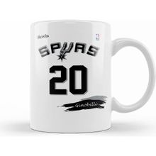 Humuts Spurs 20 Ginobilli Branca Rox Ink Kupa Bardak